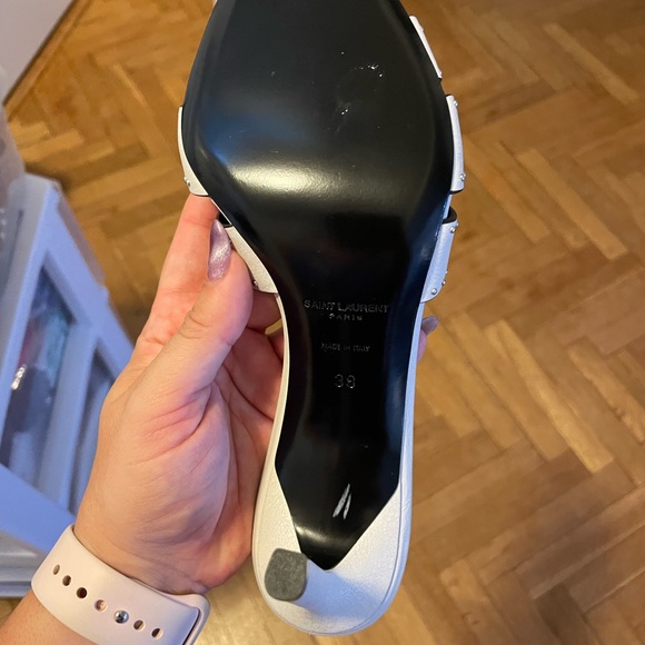 New in box Saint Laurent studded tribute sandal - Picture 4 of 6